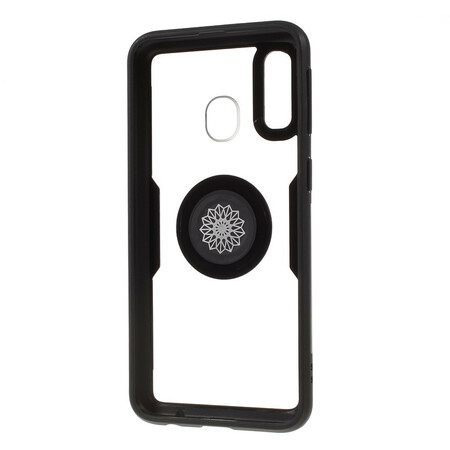 Samsung Galaxy A30 Cover Transparent mit Ringhalter