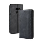Flip Cover LG G8 ThinQ Vintage Styled Leather Effect