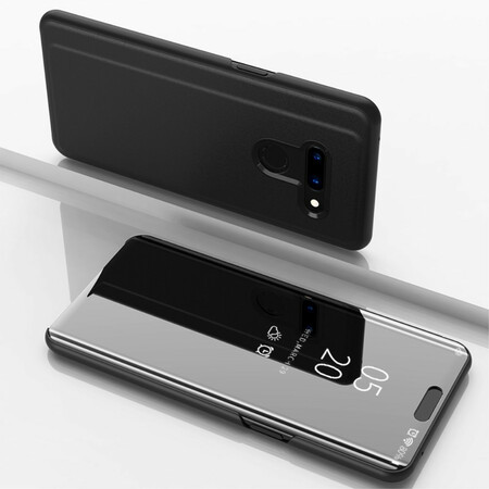 View Cover LG G8 ThinQ Spiegel und Kunstleder