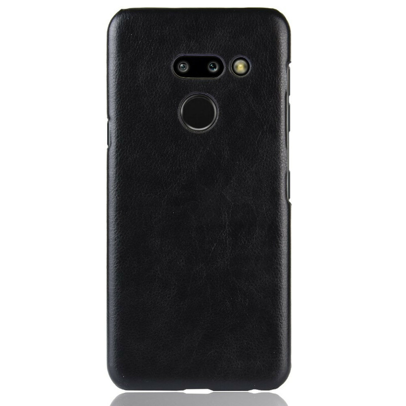 LG G8 ThinQ Cover Lederoptik Litschi