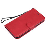 iPhone 11 Hülle in Lederoptik mit Trageriemen