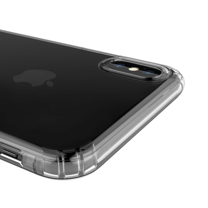 Transparentes iPhone XS Max Cover LEEU Schutzkissen