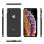 Transparentes iPhone XS Max Cover LEEU Schutzkissen