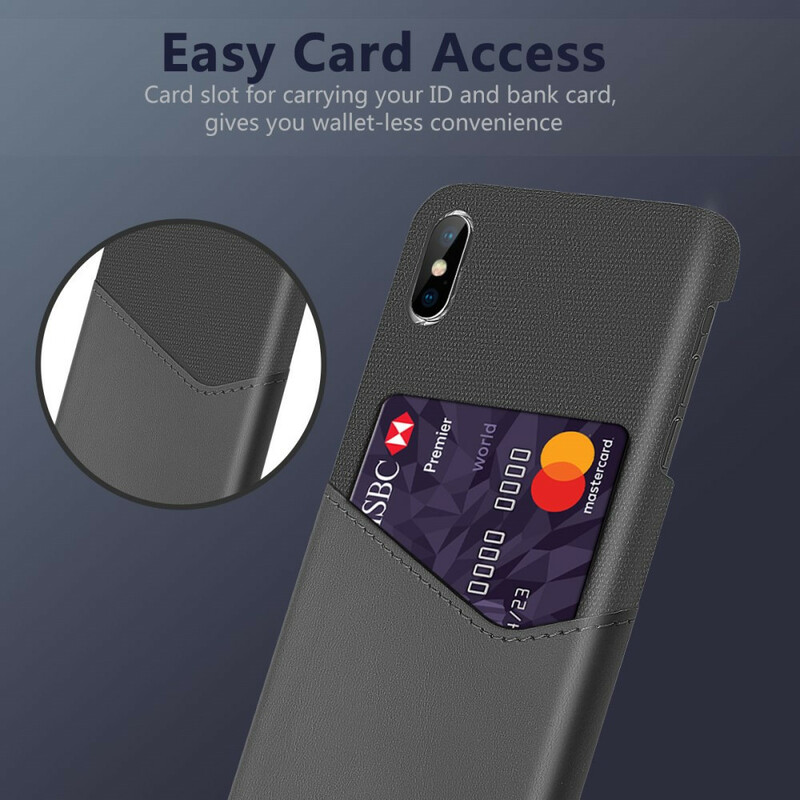 iPhone XS Max Cover Kartenhalter KSQ