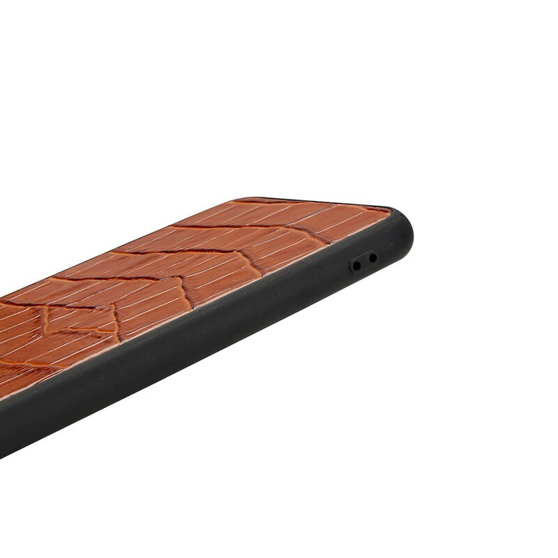 iPhone X Hülle aus echtem Leder mit Krokodil-Muster
