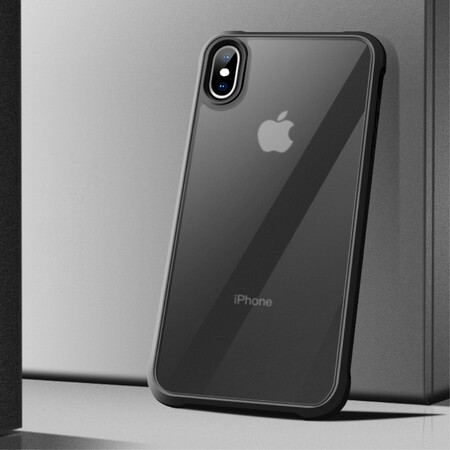 Transparente iPhone X Hülle LEEU Schutzkissen