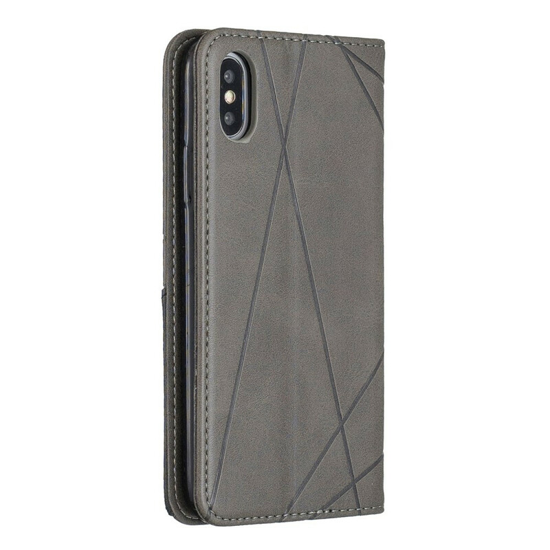 Flip Cover iPhone X Style Künstlerin