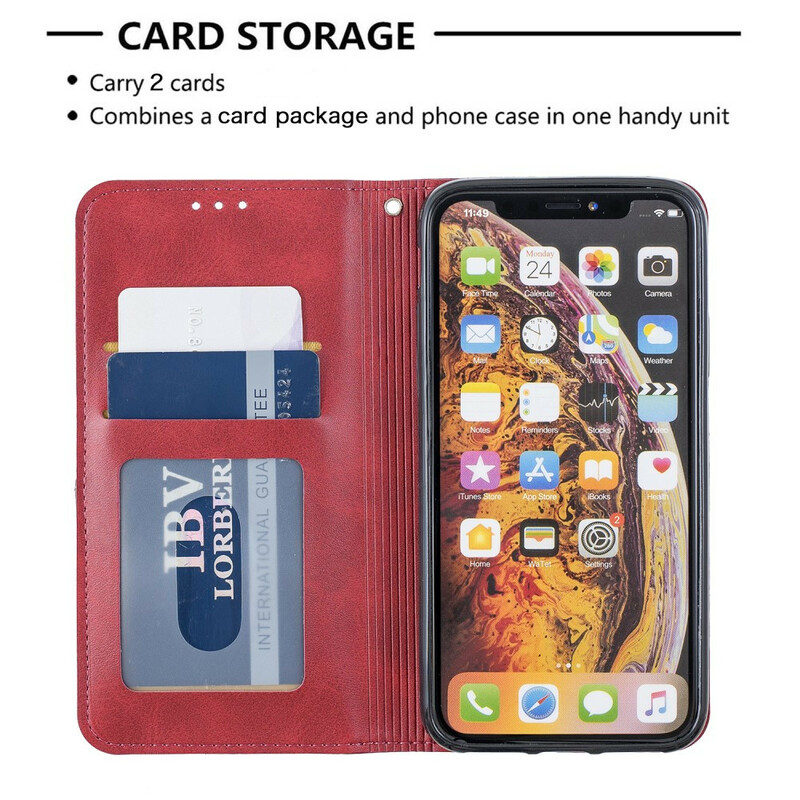 Flip Cover iPhone X Style Künstlerin