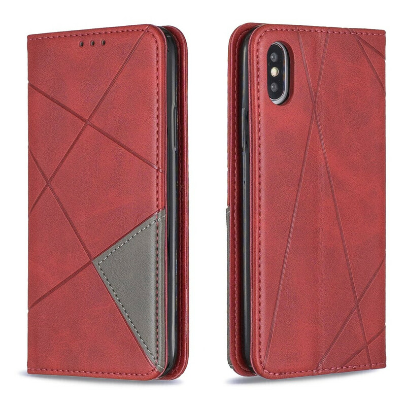 Flip Cover iPhone X Style Künstlerin