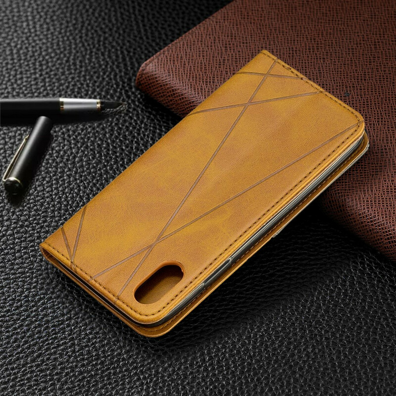 Flip Cover iPhone X Style Künstlerin