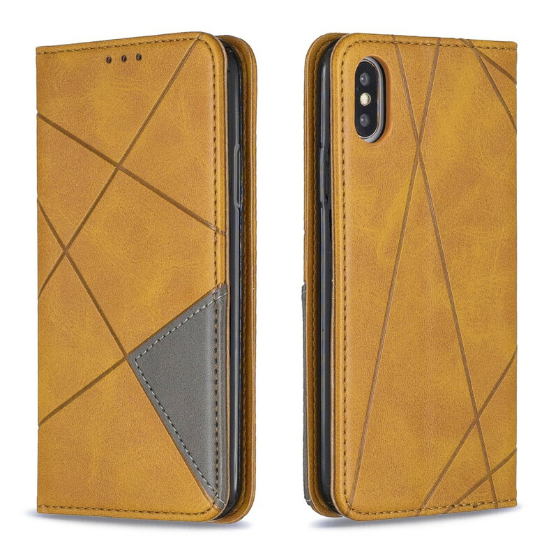 Flip Cover iPhone X Style Künstlerin