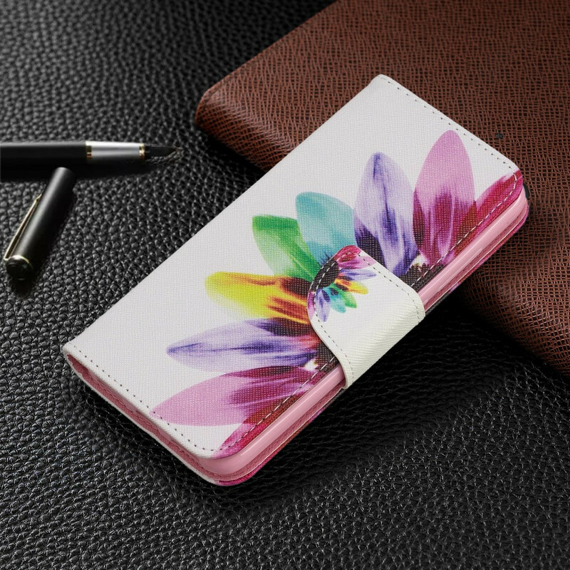 Xiaomi Redmi 7A Hülle Aquarell Blume