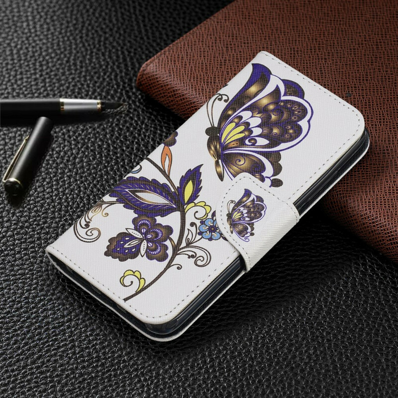 Xiaomi Redmi 7A Tatoo Schmetterlinge Tasche
