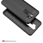 Xiaomi Redmi Note 8 Pro Cover Lederoptik Litschi Double Line
