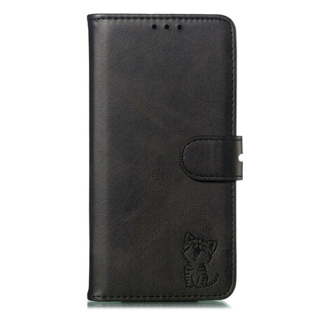 Xiaomi Redmi 7A Kunstleder Tasche Kätzchen