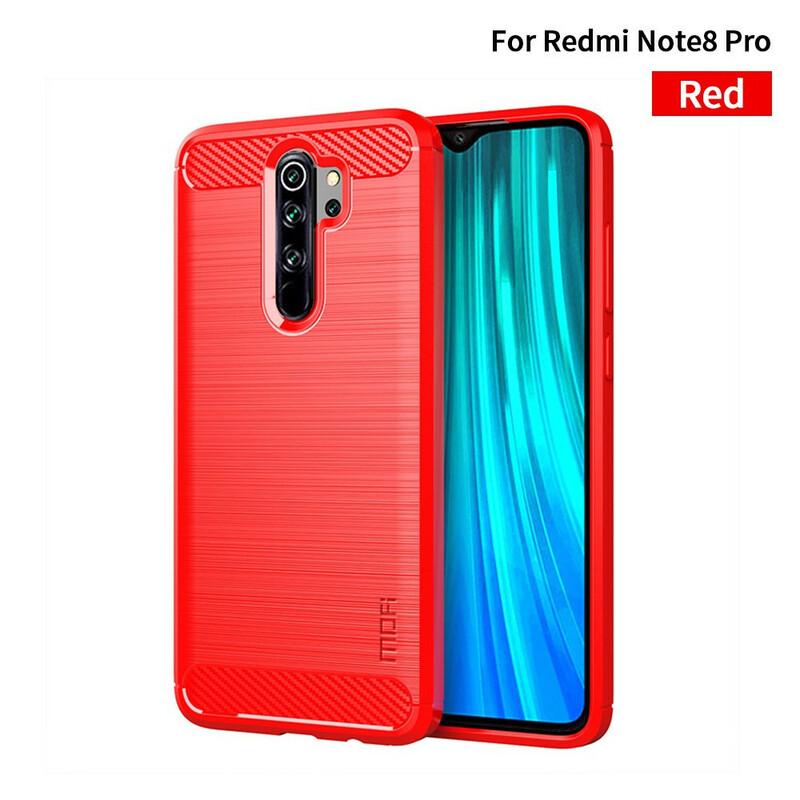 Hülle Xiaomi Redmi Note 7 Pro Kohlefaser Gebürstet Mofi