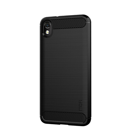 Xiaomi Redmi 7A Kohlefaser Cover Gebürstet MOFI