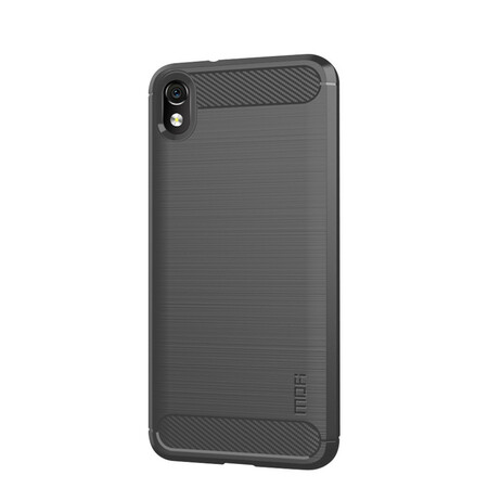 Xiaomi Redmi 7A Kohlefaser Cover Gebürstet MOFI