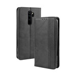 Flip Cover Xiaomi Redmi Note 8 Pro Vintage-Leder-Effekt Stilisiert