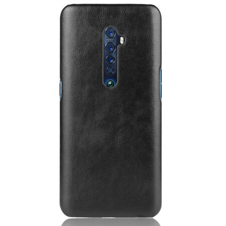 Oppo Reno 2 Cover mit Lederoptik Litschi