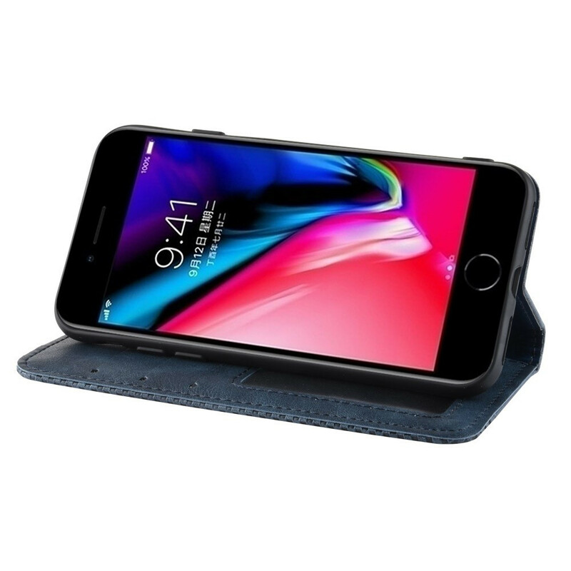 Flip Cover iPhone 8 / 7 Kunstleder Klassisch