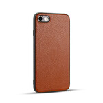 iPhone 8 / 7 Hülle aus echtem Litschi-Leder