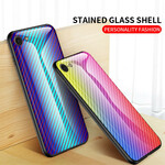 iPhone Cover 8 / 7 Tempered Glass Kohlefaser Plus