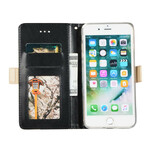 iPhone 8 Plus / 7 Plus Hülle Lace Geldbörse mit Riemen