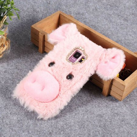 Samsung Galaxy S9 Cover Pelz Schwein Fun