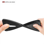 Cover Oppo A9 2020 Litschi-Leder-Effekt Double Line