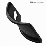 Cover Oppo A9 2020 Litschi-Leder-Effekt Double Line