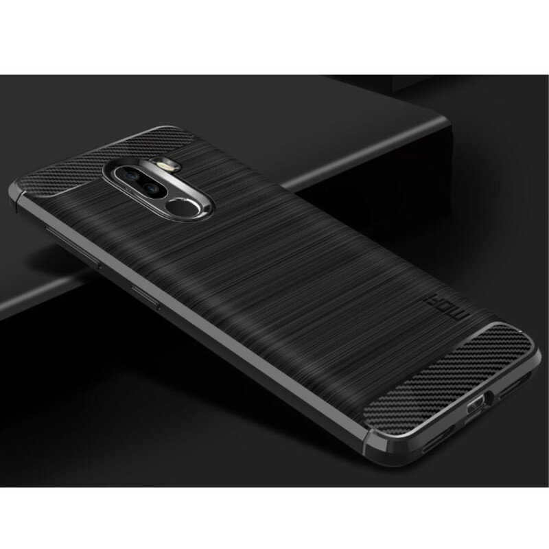 Xiaomi Pocophone F1 Kohlefaser Cover Gebürstet MOFI