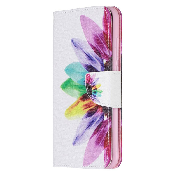 Xiaomi Redmi Note 8 Hülle Aquarell Blume