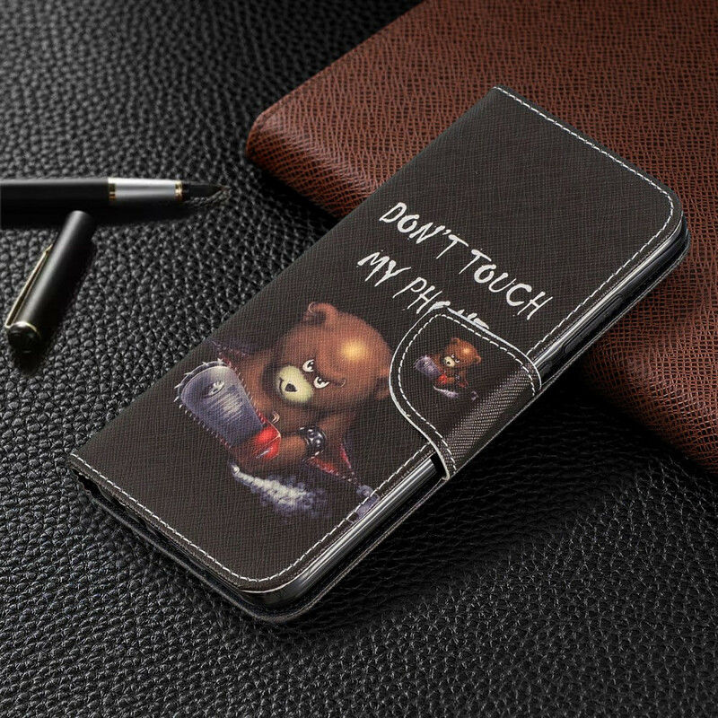 Xiaomi Redmi Note 8 Tasche Gefährlicher Bär
