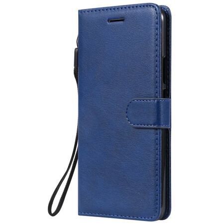 Huawei P Smart Z / Honor 9X Tasche Lederoptik mit Trageriemen