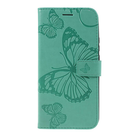 Huawei P Smart Z / Honor 9X Hülle Riesige Schmetterlinge mit Riemen