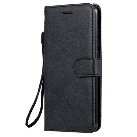 Xiaomi Redmi Note 8 Tasche in Lederoptik mit Trageriemen