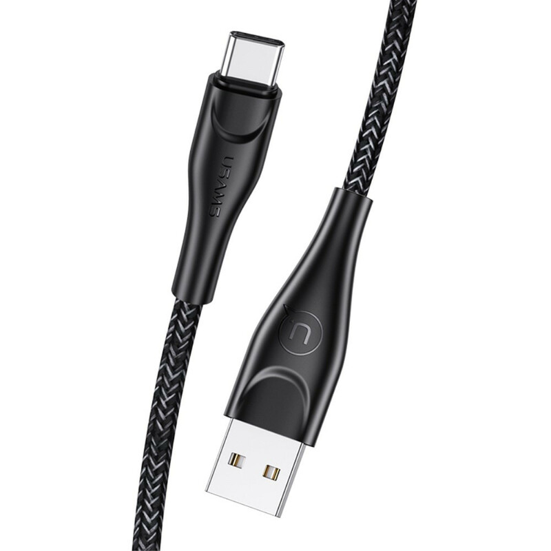 USAMS Micro USB Ladekabel 1 Meter Nylon-Geflecht