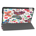 Smart Case iPad 10.2" (2019) Kunstleder Blumen Vintage