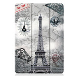 Smart Case iPad 10.2" (2019) Kunstleder Eiffelturm Vintage