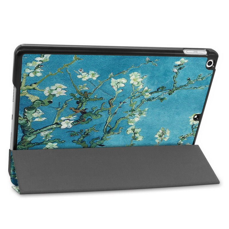 Smart Case iPad 10.2" (2019) Kunstleder Blumiger Baum