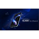 Transparenter Schutz aus gehärtetem Glas für iPhone 6 Plus/6S Plus