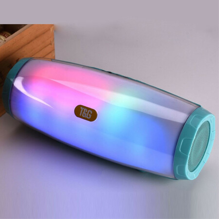 Kabelloser Bluetooth-Lautsprecher V5.0 Buntes LED-Licht