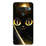 Cover LG G8S ThinQ Katze Galaxie