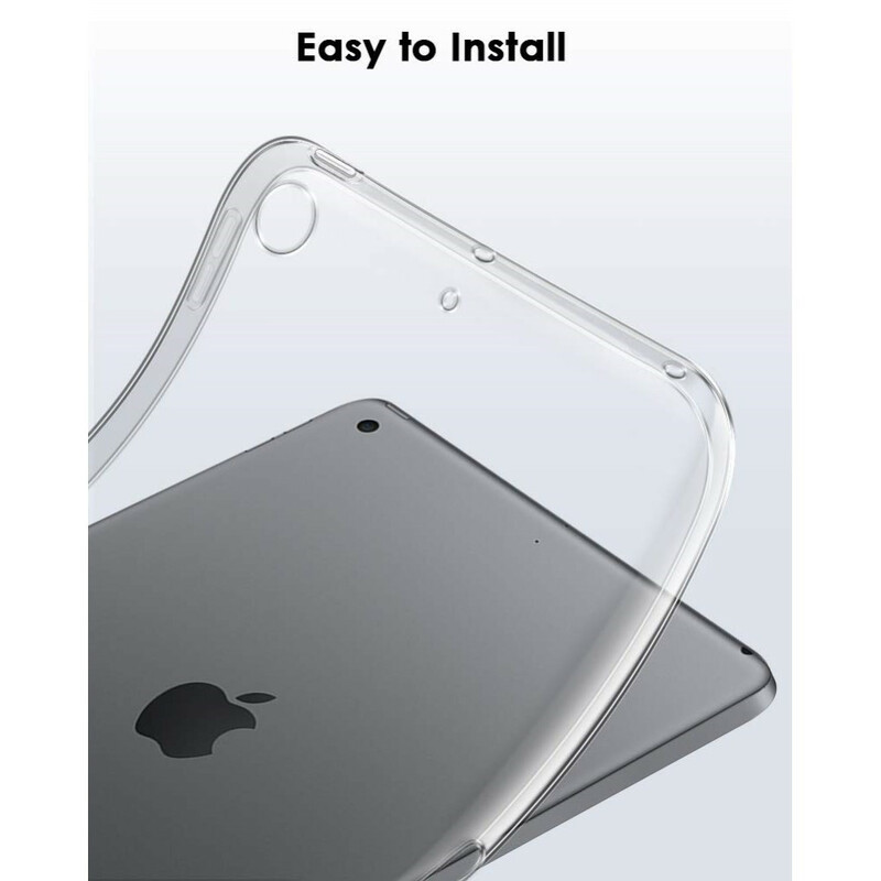 iPad Cover 10.2" (2019) Silikon Transparent