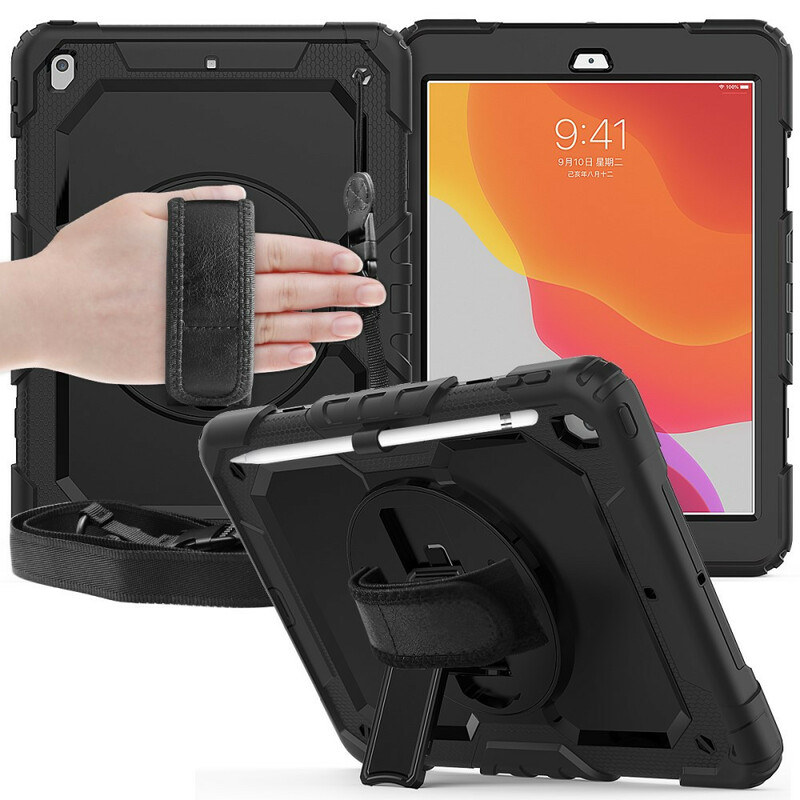 iPad Hülle 10.2" (2019) Ultra Robust mit Gurt und Schulterriemen