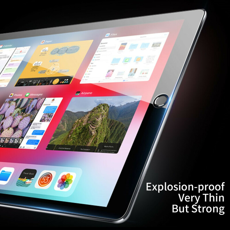 Schutz aus gehärtetem Glas (0.3mm) für den Bildschirm des iPad 10.2" (2019)