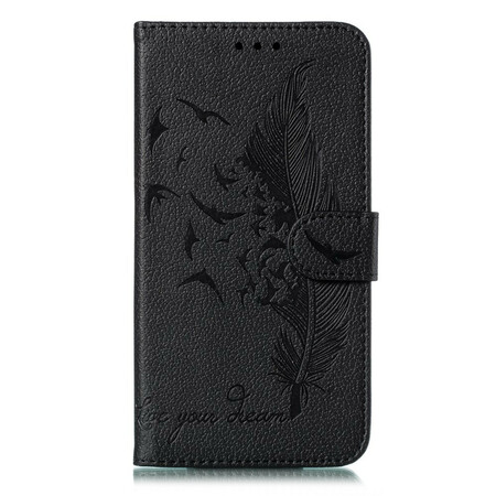 Xiaomi Redmi 8 Kunstleder Live Your Dream Tasche