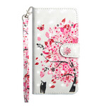 Xiaomi Redmi 8 Baum Rosa Tasche