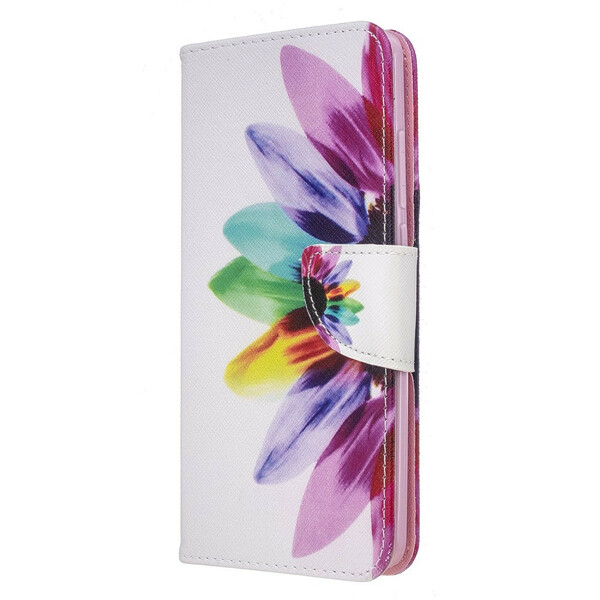 Xiaomi Redmi 8 Blume Aquarell Tasche